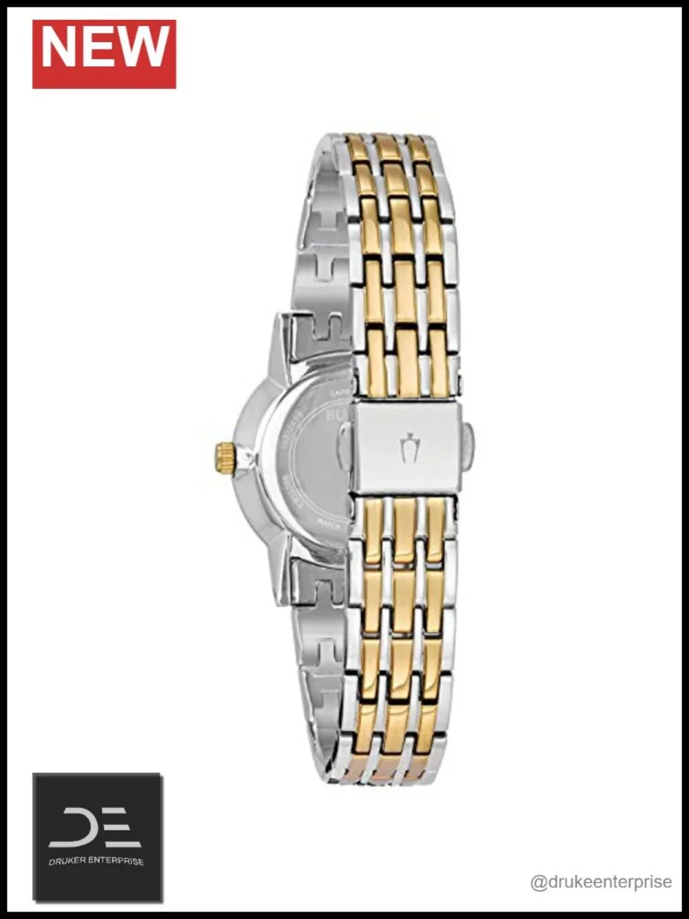 Ladies Classic Quartz Watch Stainless Steel Diamond